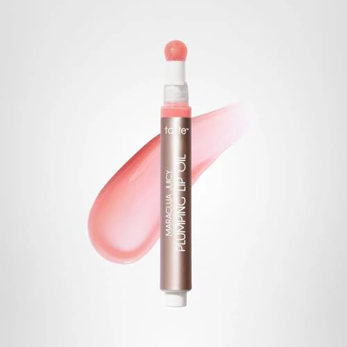 tarte maracuja juicy plumping lip oil - Hydrating & Volumizing Lip Plumper Gloss Balm with Nourishing Hyaluronic Acid, Plumps & Moisturizes, Vegan & Cruelty-Free, full size, petal - Image 2