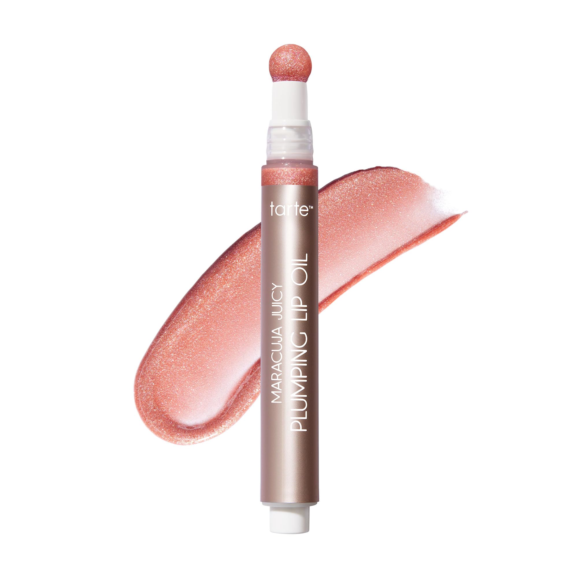 tarte maracuja juicy plumping lip oil - Hydrating & Volumizing Lip Plumper Gloss Balm with Nourishing Hyaluronic Acid, Plumps & Moisturizes, Vegan & Cruelty-Free, full size, shimmering daffodil