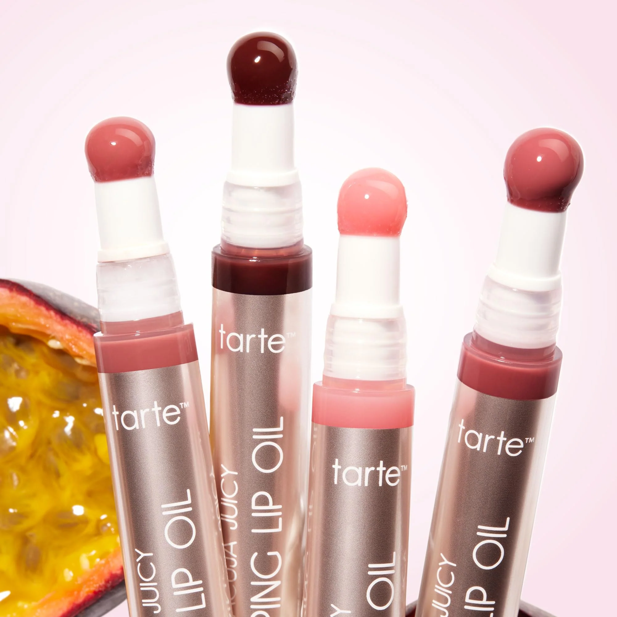 tarte maracuja juicy plumping lip oil - Hydrating & Volumizing Lip Plumper Gloss Balm with Nourishing Hyaluronic Acid, Plumps & Moisturizes, Vegan & Cruelty-Free, full size, shimmering hibiscus - Image 6