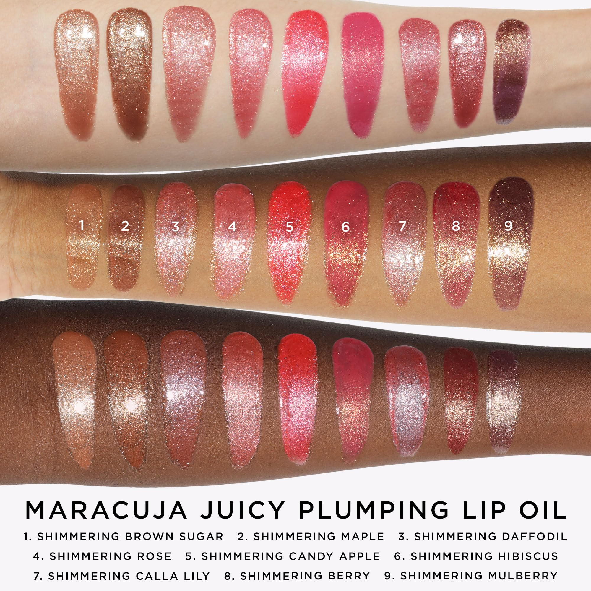 tarte maracuja juicy plumping lip oil - Hydrating & Volumizing Lip Plumper Gloss Balm with Nourishing Hyaluronic Acid, Plumps & Moisturizes, Vegan & Cruelty-Free, full size, shimmering hibiscus - Image 9