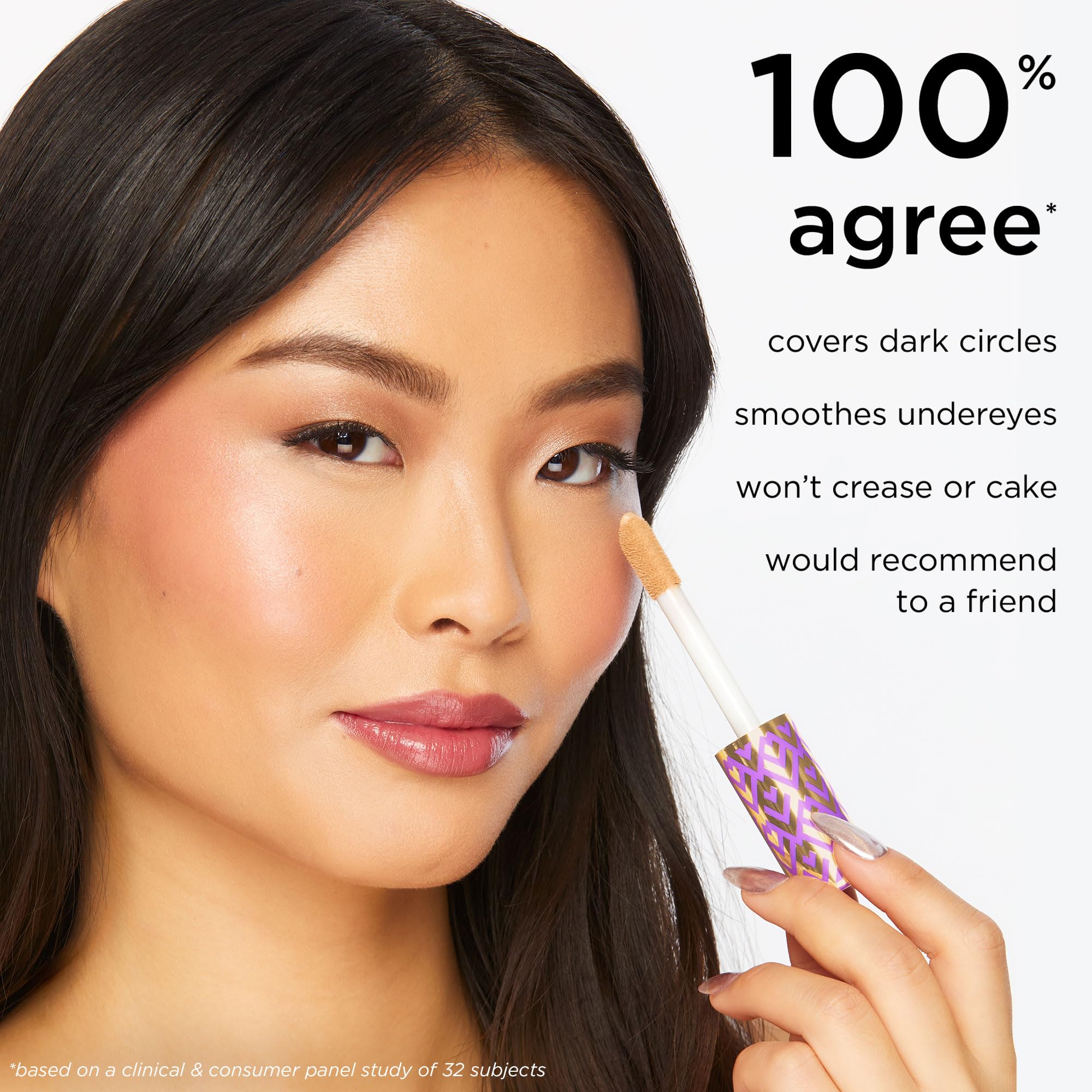 tarte shape tape concealer – Full-Coverage Creaseless Soft Matte Finish, Brightening Under-Eye & Face Makeup, 16hr Longwear, Vegan & Cruelty-Free, full size, 35H medium honey - Image 8