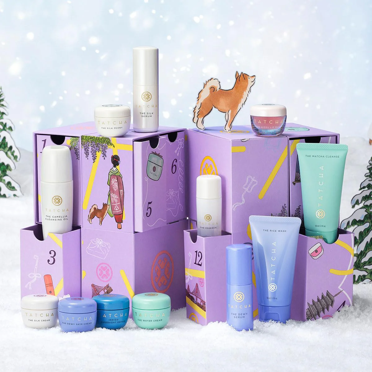 TATCHA 12 Days of Treasures Advent Calendar | Holiday Skincare Value Set ($309 value) - Image 6