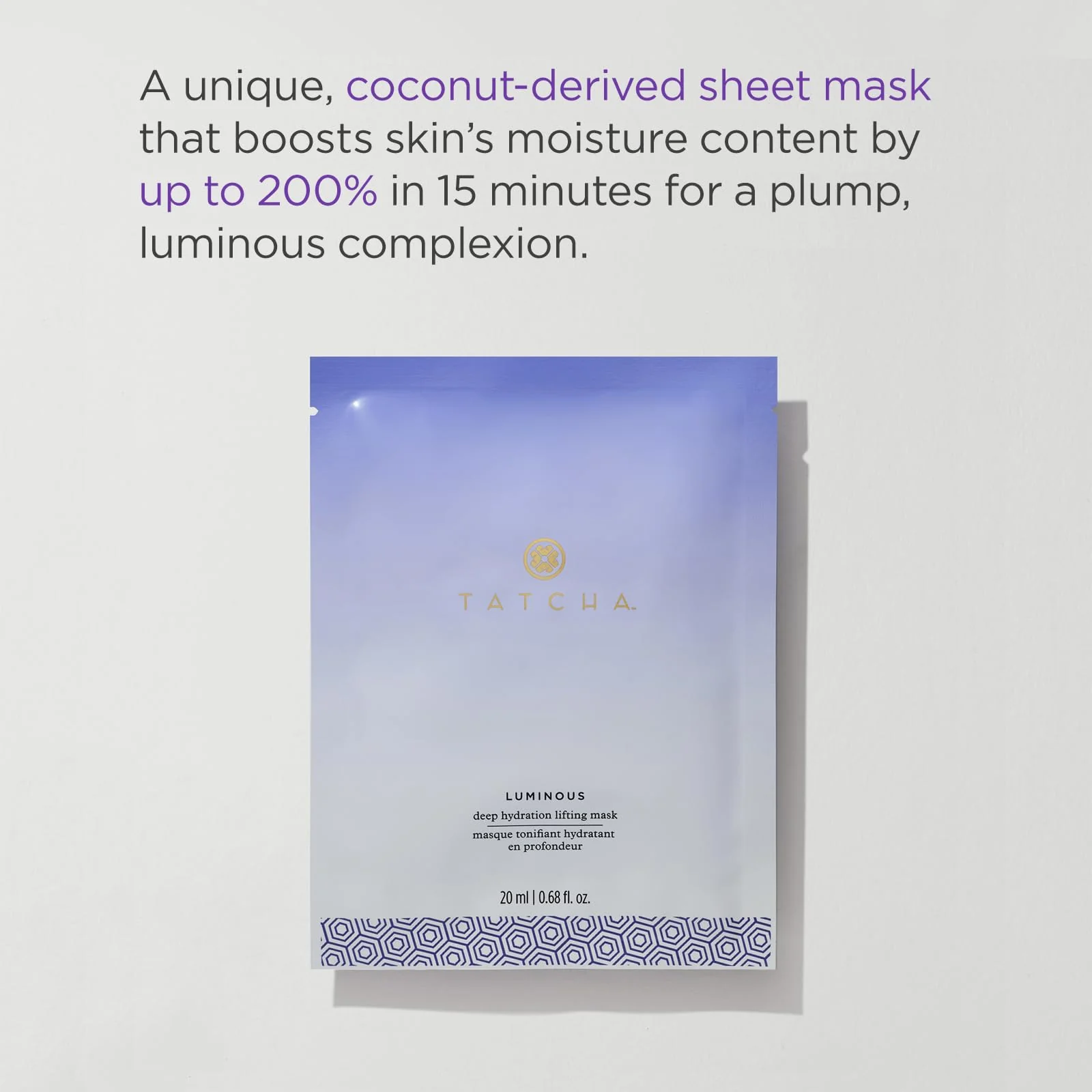 TATCHA Luminous Deep Hydration Lifting Mask | Single Use Mask for Luminous Skin | 20 ml / 0.68 oz - Image 4