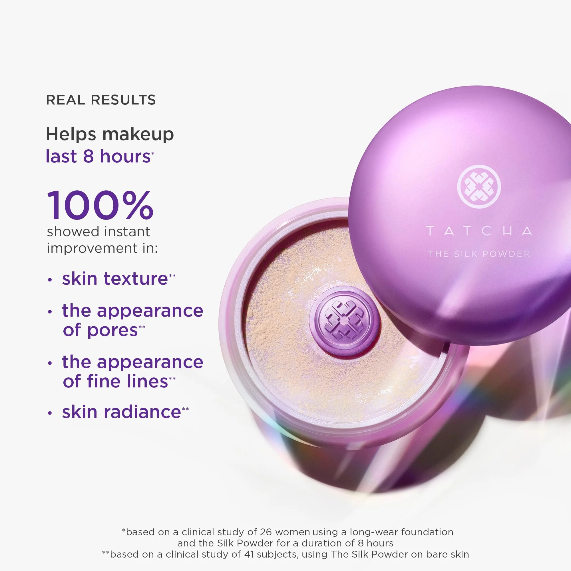 Tatcha The Silk Powder | Protective Setting Powder | Helps Makeup Last Longer, Blurs Pores & Provides a Translucent, Soft-Radiant Finish, 20 G| 0.7 oz - Image 5