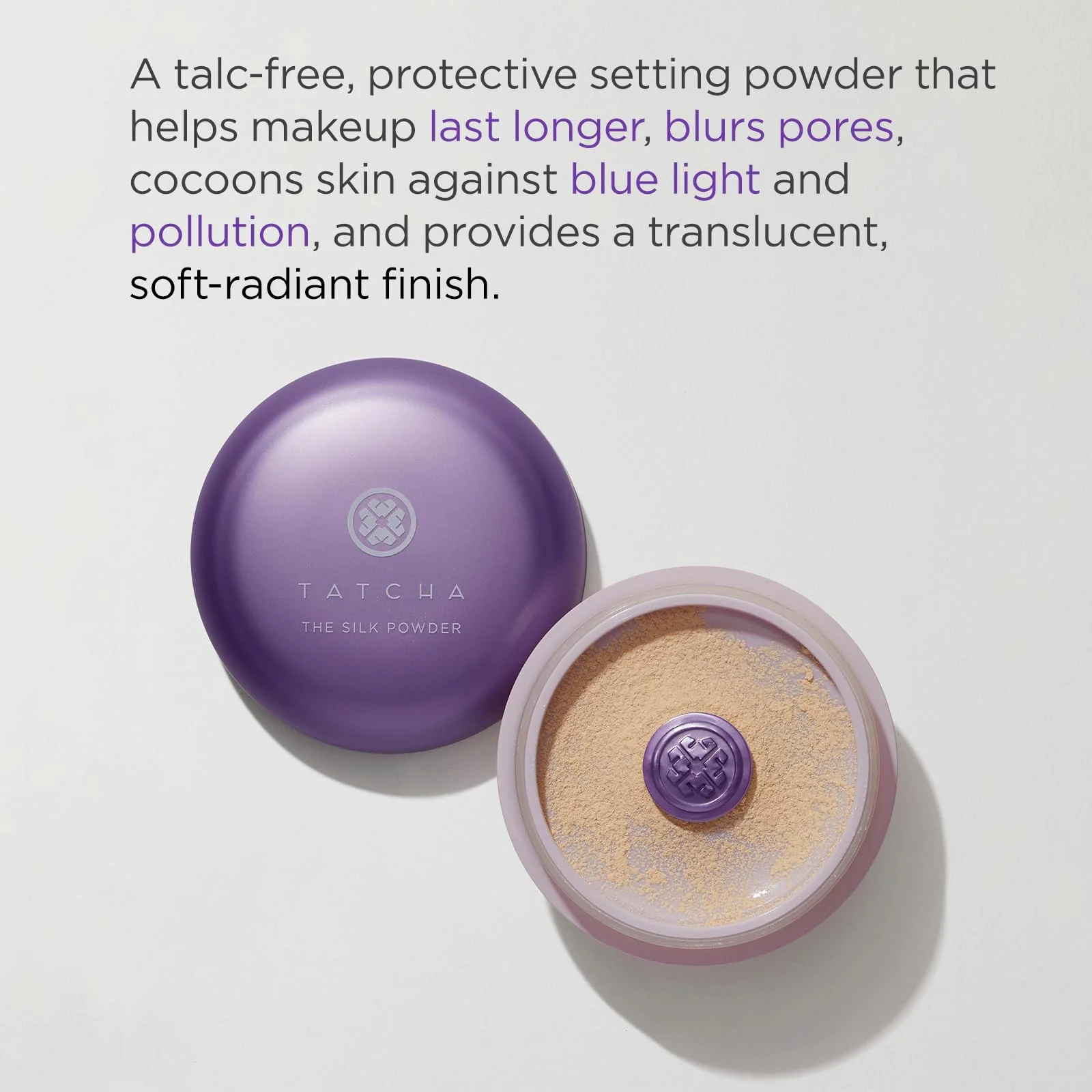 Tatcha The Silk Powder | Protective Setting Powder | Helps Makeup Last Longer, Blurs Pores & Provides a Translucent, Soft-Radiant Finish, 20 G| 0.7 oz - Image 6