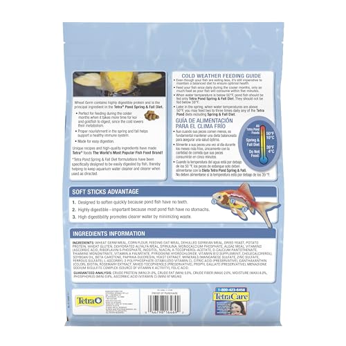 TetraPond Spring And Fall Diet 3.08 Pounds, Pond Fish Food, For Goldfish And Koi, 7 L - Image 10