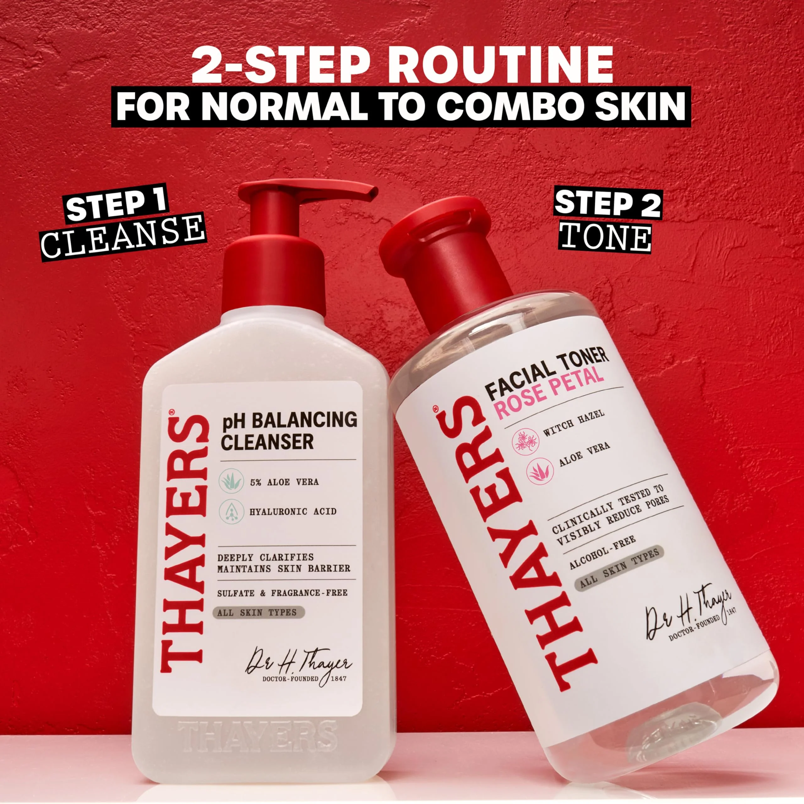 THAYERS Alcohol-Free Rose Petal Witch Hazel Facial Toner for Glowing Skin, Soothing, Hydrating, Refreshing Toner for All Skin Types, 12oz (Packaging May Vary) - Image 3