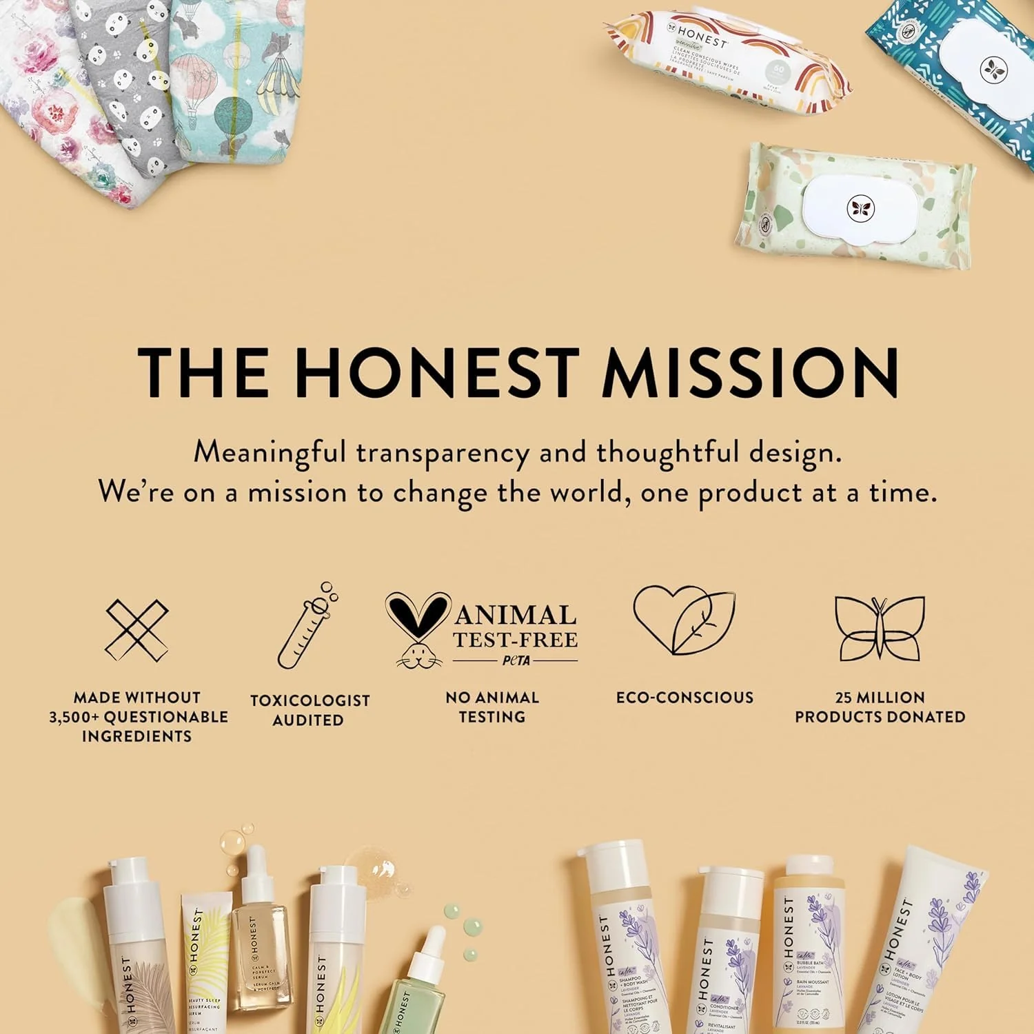 The Honest Company Hydrating Face and Body Lotion, Fast Absorbing, Naturally Derived, Hypoallergenic, Fragrance-Free, Sensitive, 8.5 fl oz - Image 2