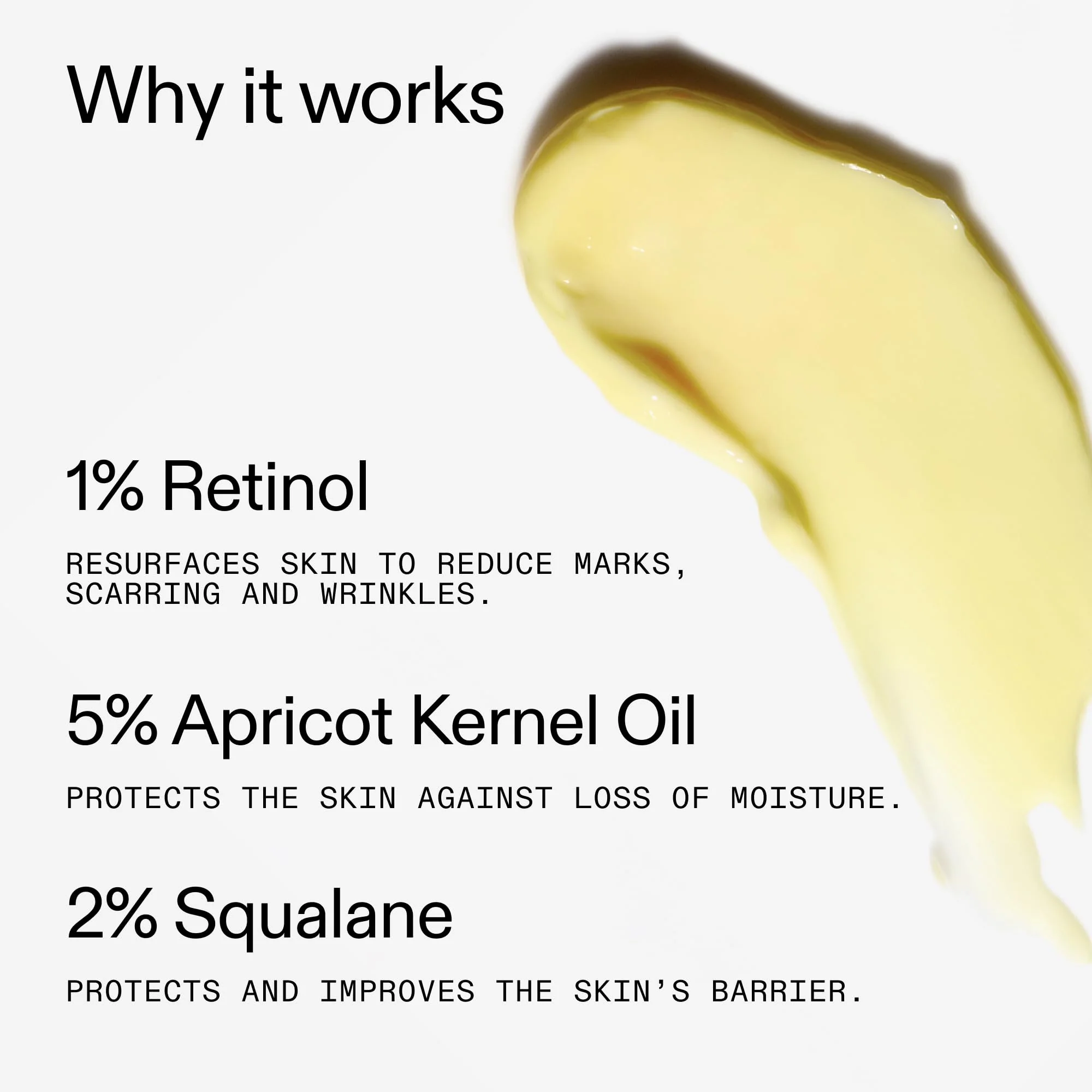 The INKEY List SuperSolutions 1% Retinol Serum for Face and Neck, Helps with Scar, Wrinkle and Skin Tone Appearance for Healthy-Looking Skin, 1.01 fl oz - Image 3