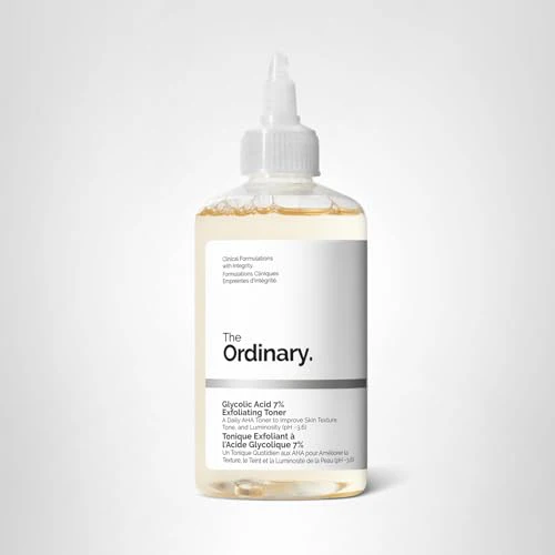 The Ordinary Glycolic Acid 7% Exfoliating Toner, Brightening and Smoothing Daily Toner for More Even-Looking Skin Tone, 8.1 Fl Oz - Image 9