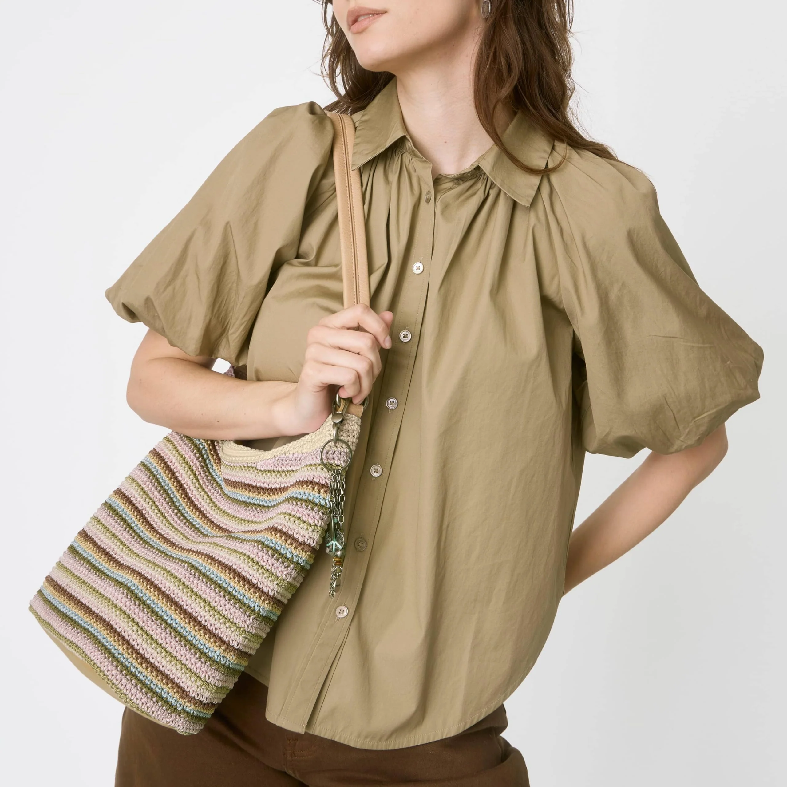 The Sak Sequoia Crochet Shoulder Hobo - Image 5