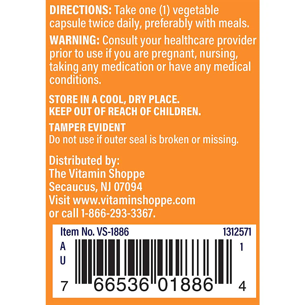 The Vitamin Shoppe Alpha Lipoic Acid 300mg, Natural Antioxidant Formula to Support Glucose Metabolism & Promotes Healthy Blood Sugar (60 Capsules) - Image 4