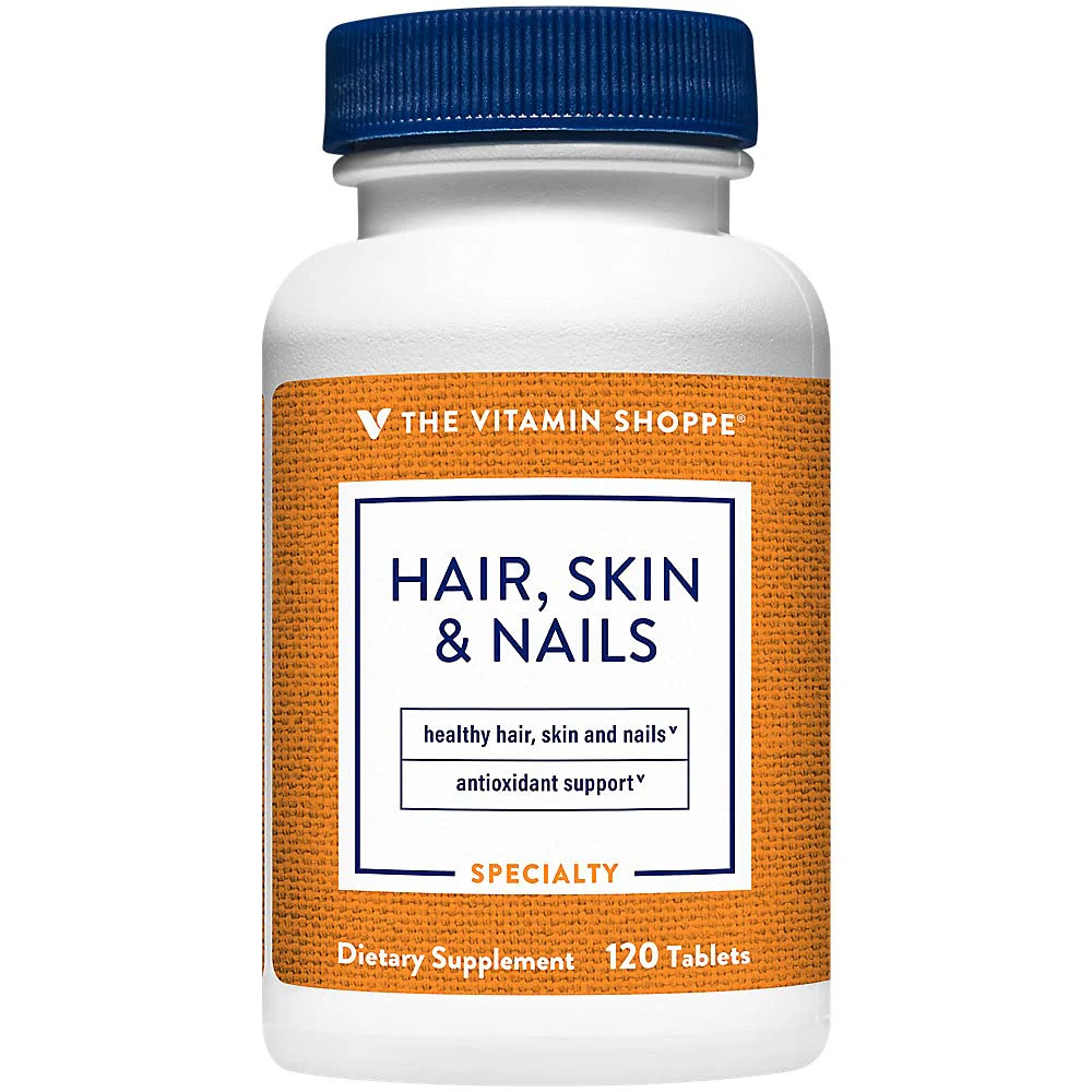 The Vitamin Shoppe Biotin 400MCG - Hair Growth, Skin Health & Nail Strength Support, High Potency B Vitamin (120 Tablets) - Image 2