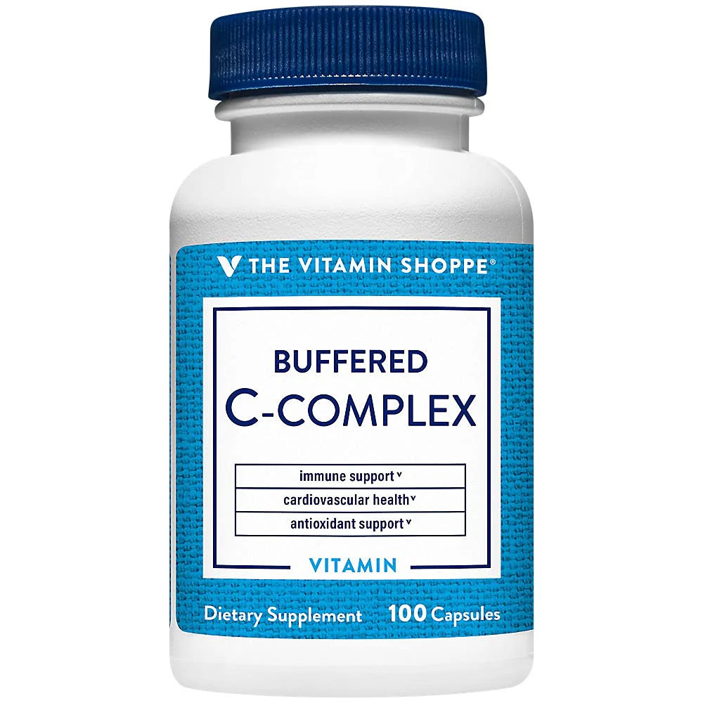 The Vitamin Shoppe Buffered C-Complex, Antioxidant That Supports Immune (100 Capsules)