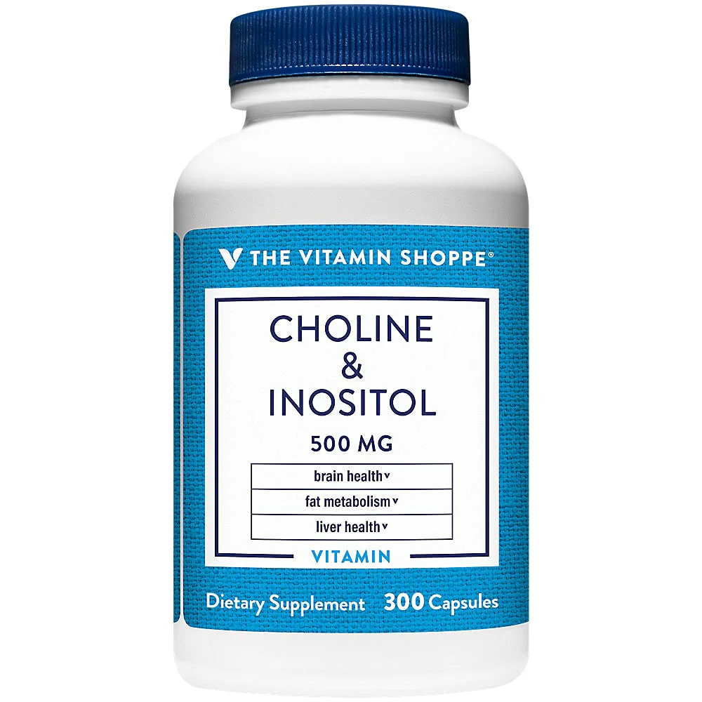 The Vitamin Shoppe Choline Inositol 500MG, Once Daily Supplement (300 Capsules) - Image 2