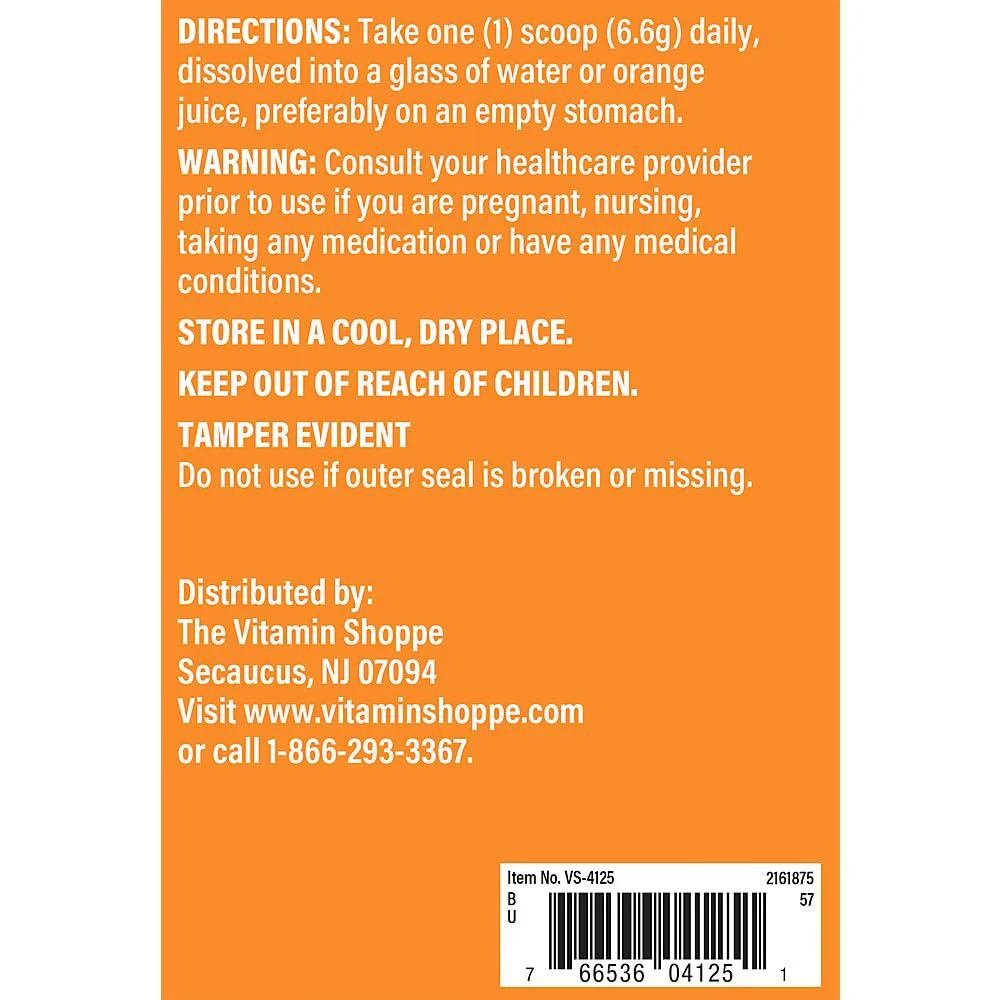 The Vitamin Shoppe Collagen Peptides Powder - Unflavored, Promotes Healthy Hair, Skin, Joint & Nails - from Grass Fed Bovine, Gluten Free Natural Peptide (14 Ounces Powder) - Image 4
