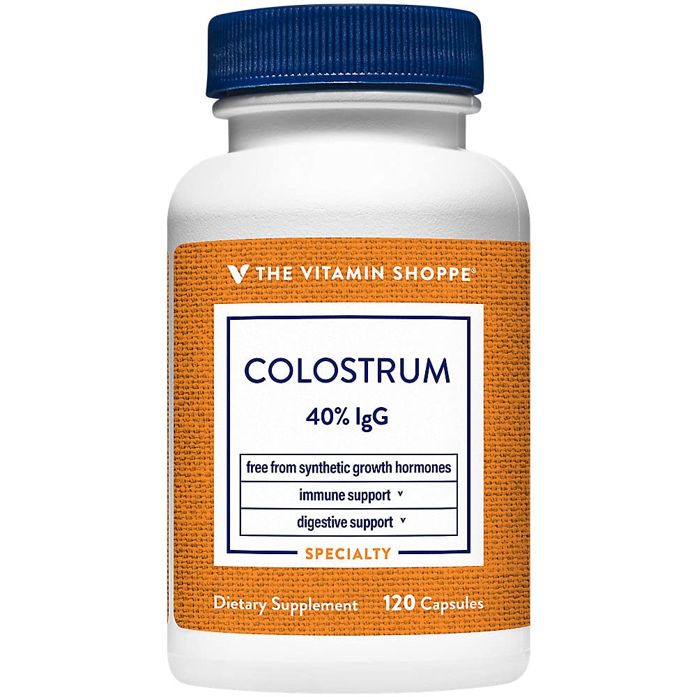 The Vitamin Shoppe Colostrum 40% IGG Supports Immune Health, (120 Capsules) - Image 2