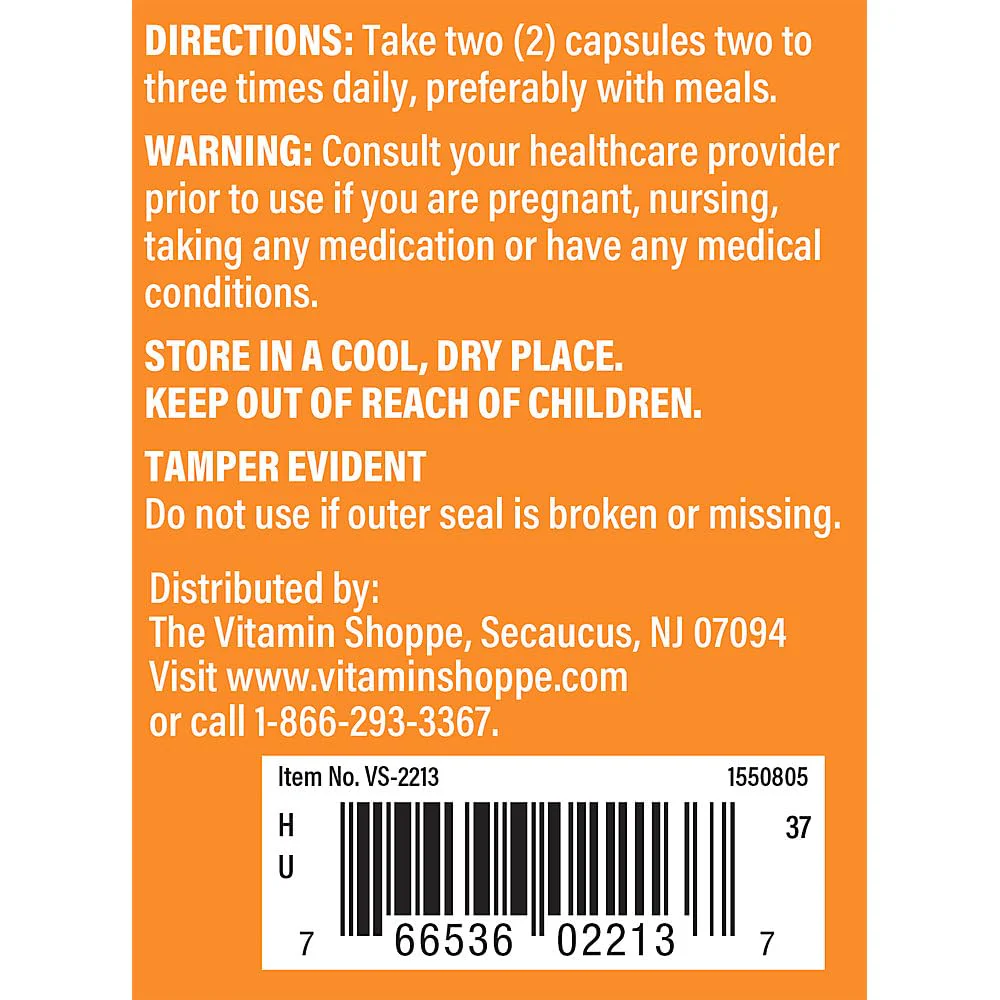 The Vitamin Shoppe Cordyceps Mushroom Supplement 1,040MG, Supports Stamina (100 Capsules) - Image 4