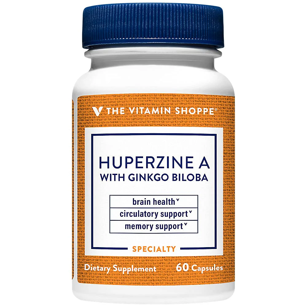 The Vitamin Shoppe Ginkgo Biloba - Memory Support, Mental Clarity & Circulation, Standardized Extract (60 Capsules)