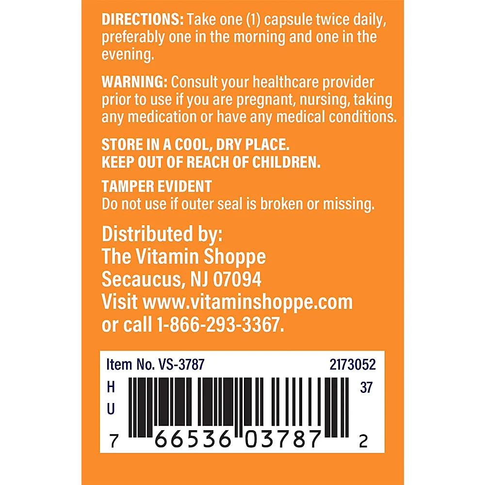 The Vitamin Shoppe Ginkgo Biloba - Memory Support, Mental Clarity & Circulation, Standardized Extract (60 Capsules) - Image 3