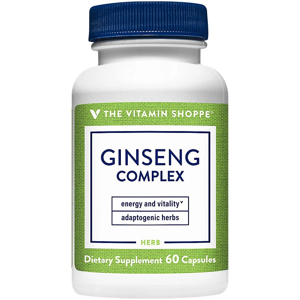 The Vitamin Shoppe Ginseng - Energy Support, Mental Clarity & Adaptogenic Wellness (60 Capsules) - Image 2