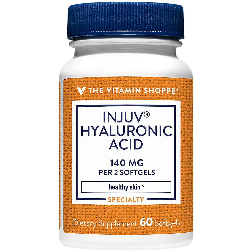 The Vitamin Shoppe Injuv® Hyaluronic Acid 140MG (Rooster Comb (60 Softgels) - Image 2