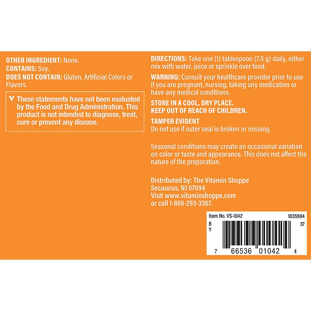 The Vitamin Shoppe Lecithin Granules - Brain Memory & Liver Support | Phosphatidylcholine Complex | 16 oz Powder | 100% Soy-Based - Image 3