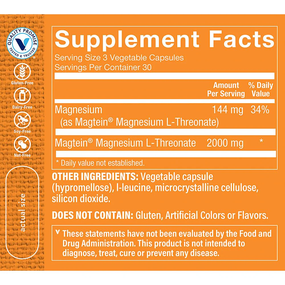 The Vitamin Shoppe Magnesium - Muscle Relaxation, Bone Health & Energy Production Support, Daily Mineral (90 Vegetable Capsules) - Image 5