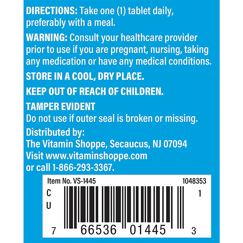 The Vitamin Shoppe Manganese 10MG, Antioxidant Supplement That Supports (100 Tablets) - Image 4