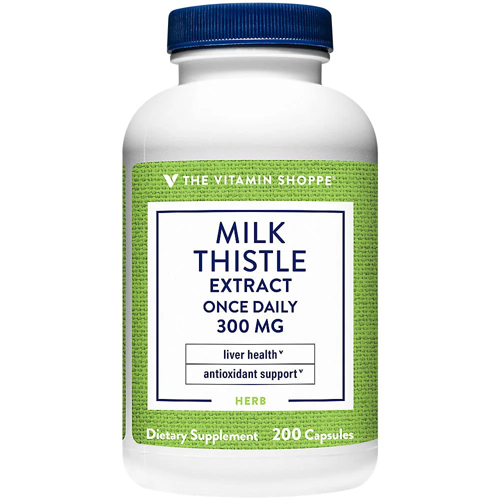 The Vitamin Shoppe Milk Thistle 300 MG - Liver Health Support, Detoxification & Antioxidant Protection (200 Capsules) - Image 2