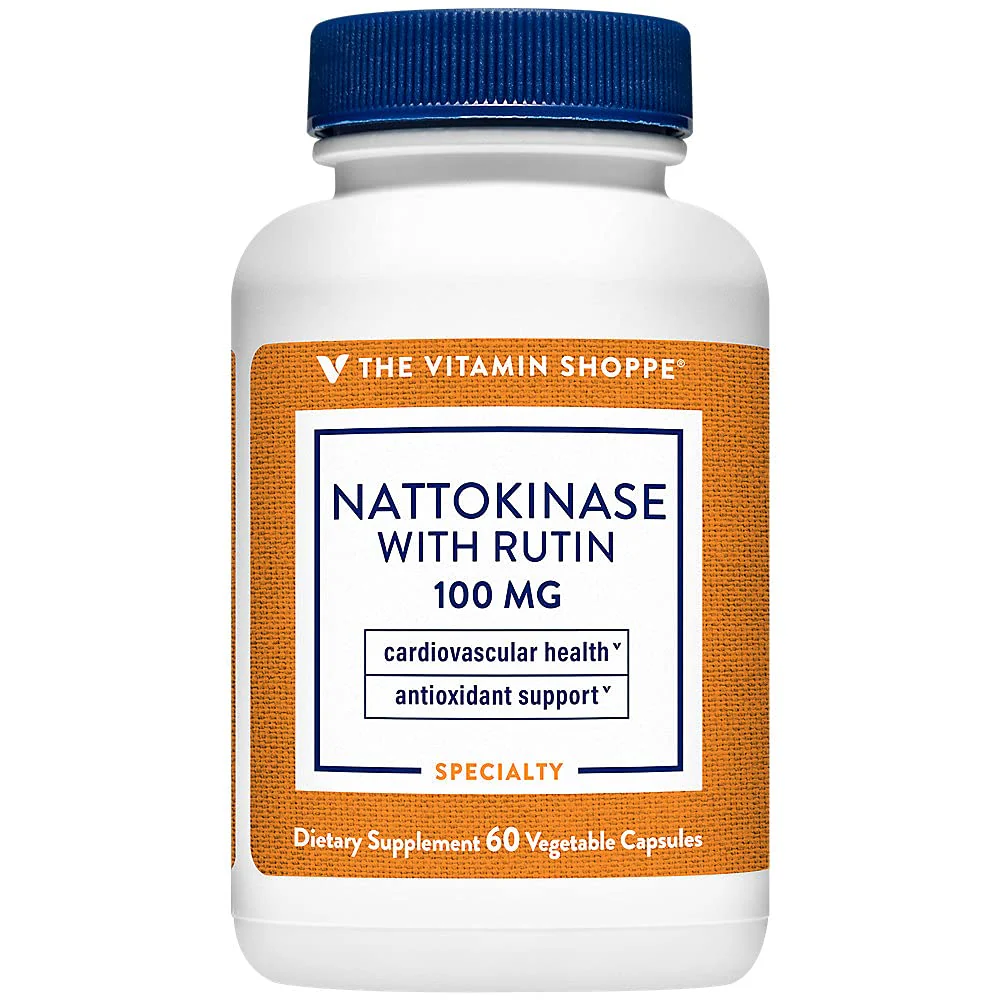 The Vitamin Shoppe Nattokinase with Rutin 100MG, Antioxidant Supplement - Image 2