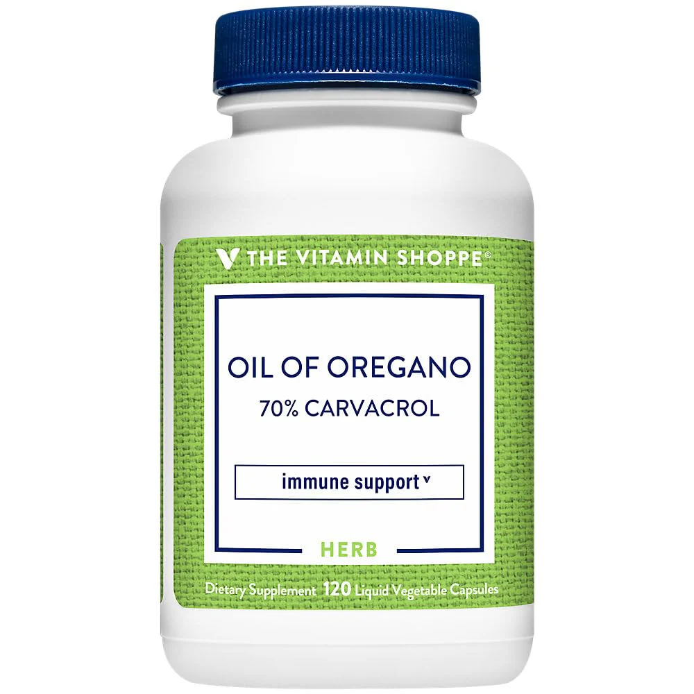 The Vitamin Shoppe Oil of Oregano 45mg - Immune System Support | 70% Carvacrol Super Strength | 120 Veggie Caps | Wild Mediterranean - Image 5