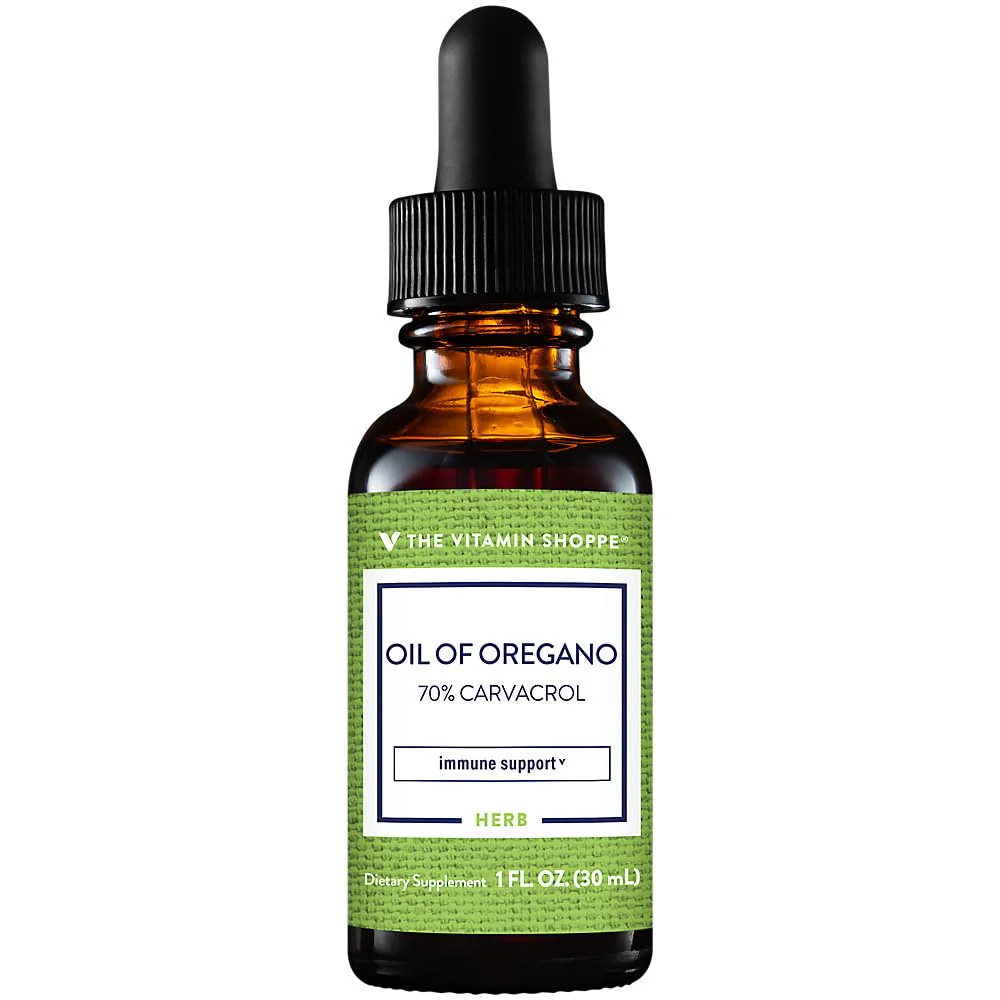 The Vitamin Shoppe Oil of Oregano Liquid 21mg - Immune System Defense | 70% Carvacrol Drops | 1 oz Dropper | Wild Mediterranean - Image 2