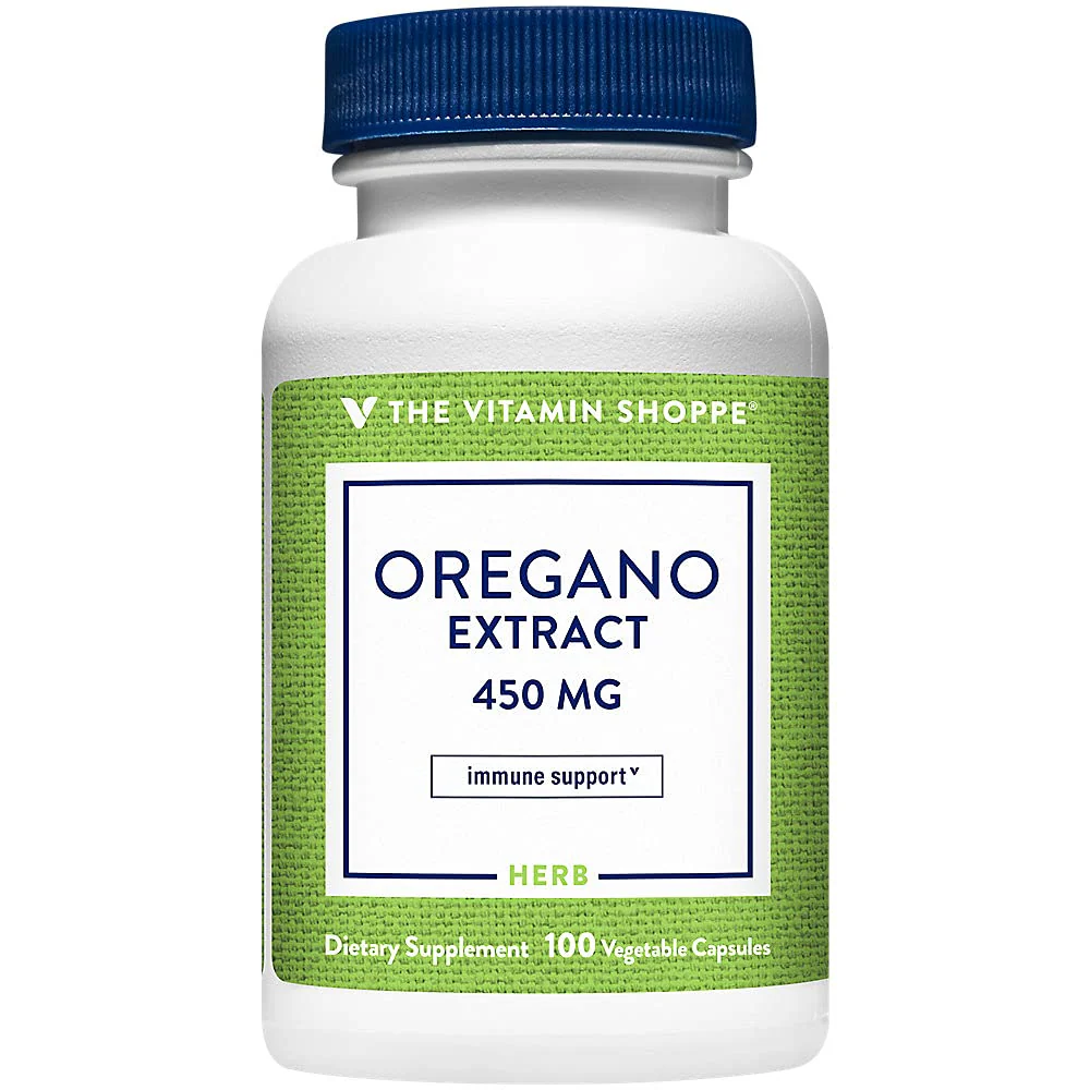 The Vitamin Shoppe Oregano Extract 450MG, Herbal Supplement that Supports Immune Health (100 Capsules) - Image 2