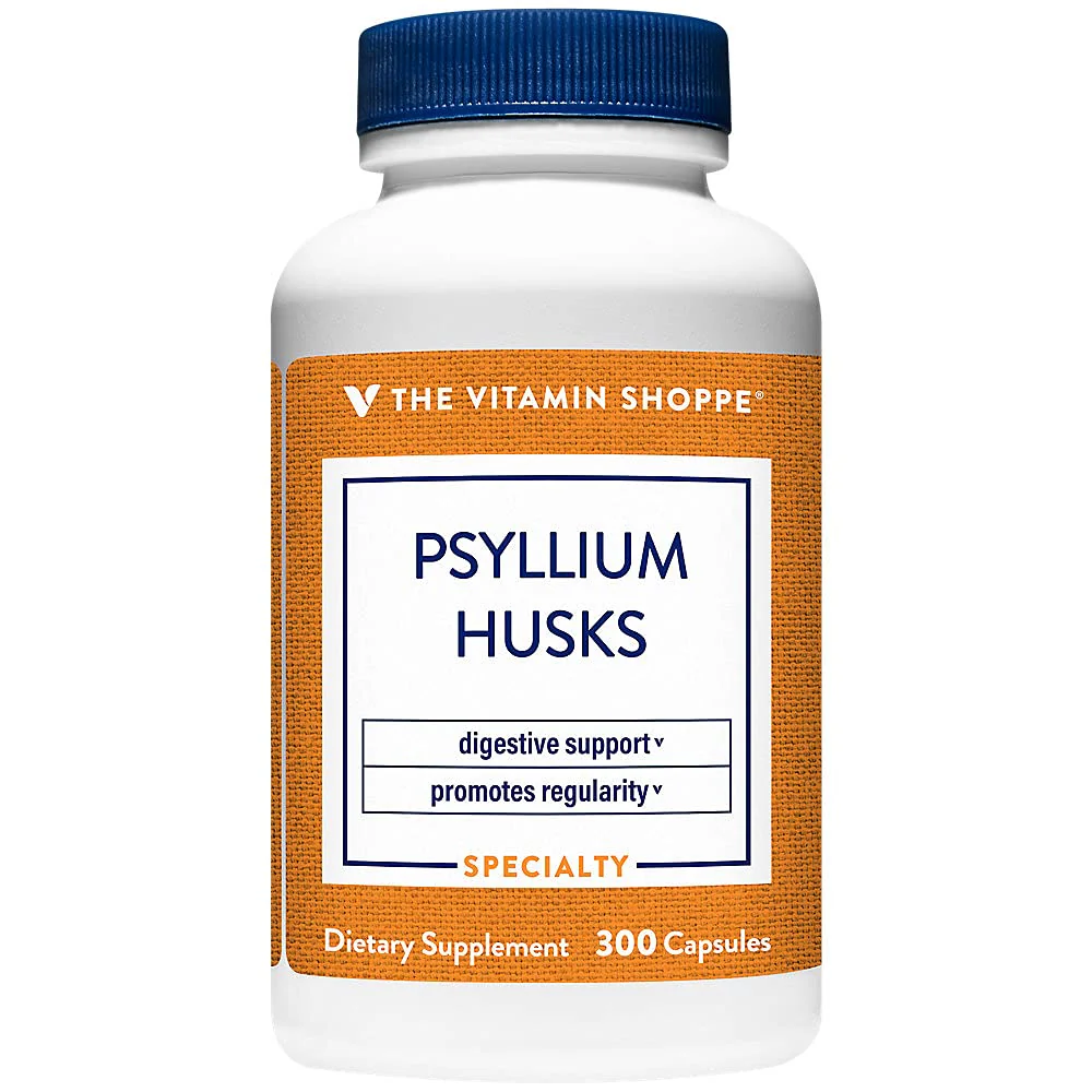 The Vitamin Shoppe Psyllium Husks Plantago Ovata Fiber Supplement (300 Capsules) - Image 2