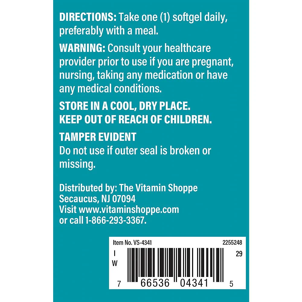 The Vitamin Shoppe Pumpkin Seed Oil Cold-Pressed 1,000 (100 (100 Softgels) - Image 2