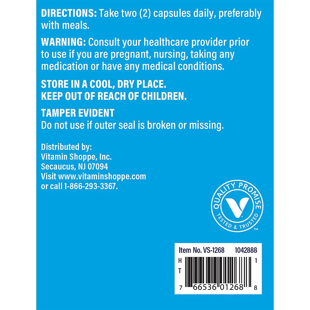 The Vitamin Shoppe Quercetin + Vitamin C, Citrus Free, Antioxidant That Supports A Healthy Immune for All Seasons (300 Capsules) - Image 4