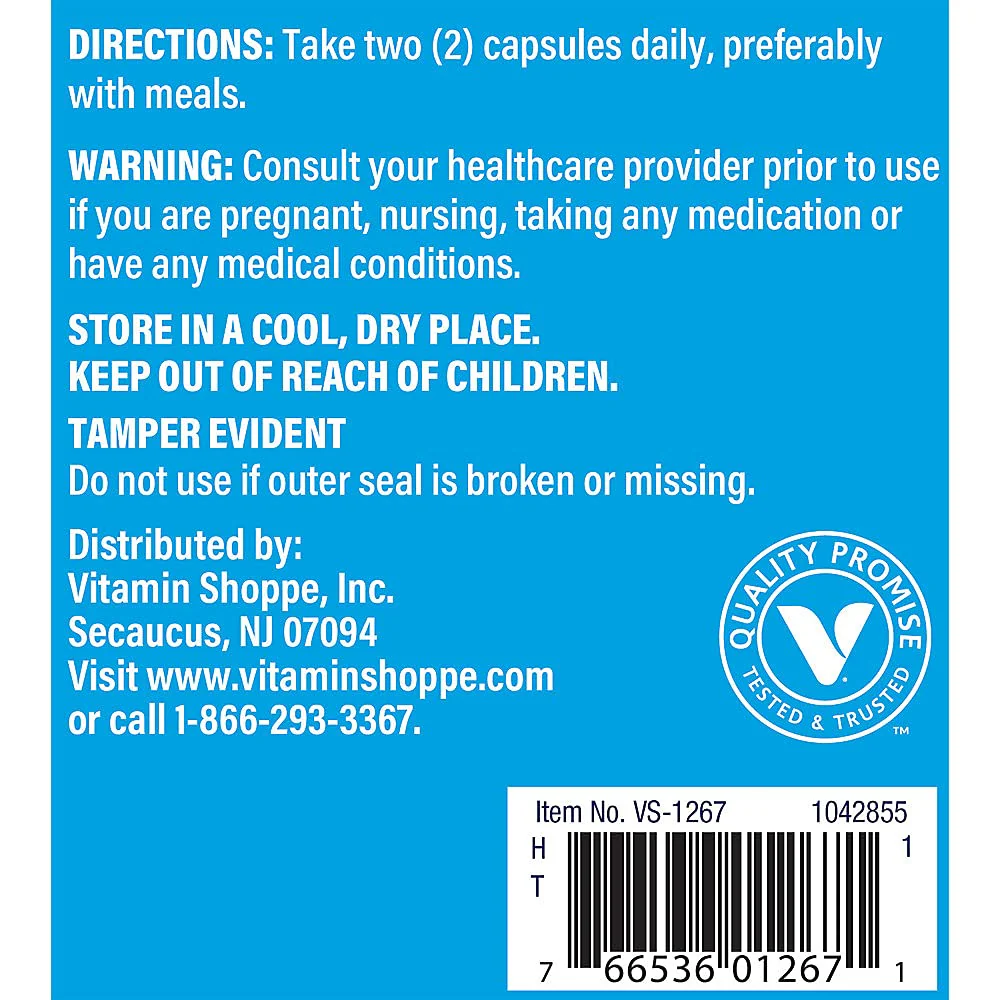 The Vitamin Shoppe Quercetin with Vitamin C - Immune & Seasonal Support | Citrus-Free Bioflavonoid | 100 Capsules | Year-Round - Image 4