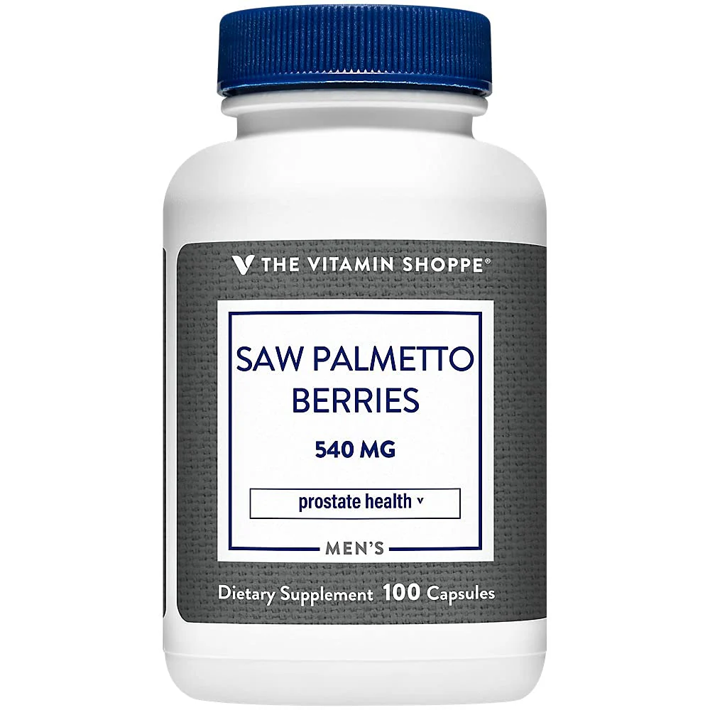 The Vitamin Shoppe Saw Palmetto Berries 540MG (100 Capsules) (100 Capsules)