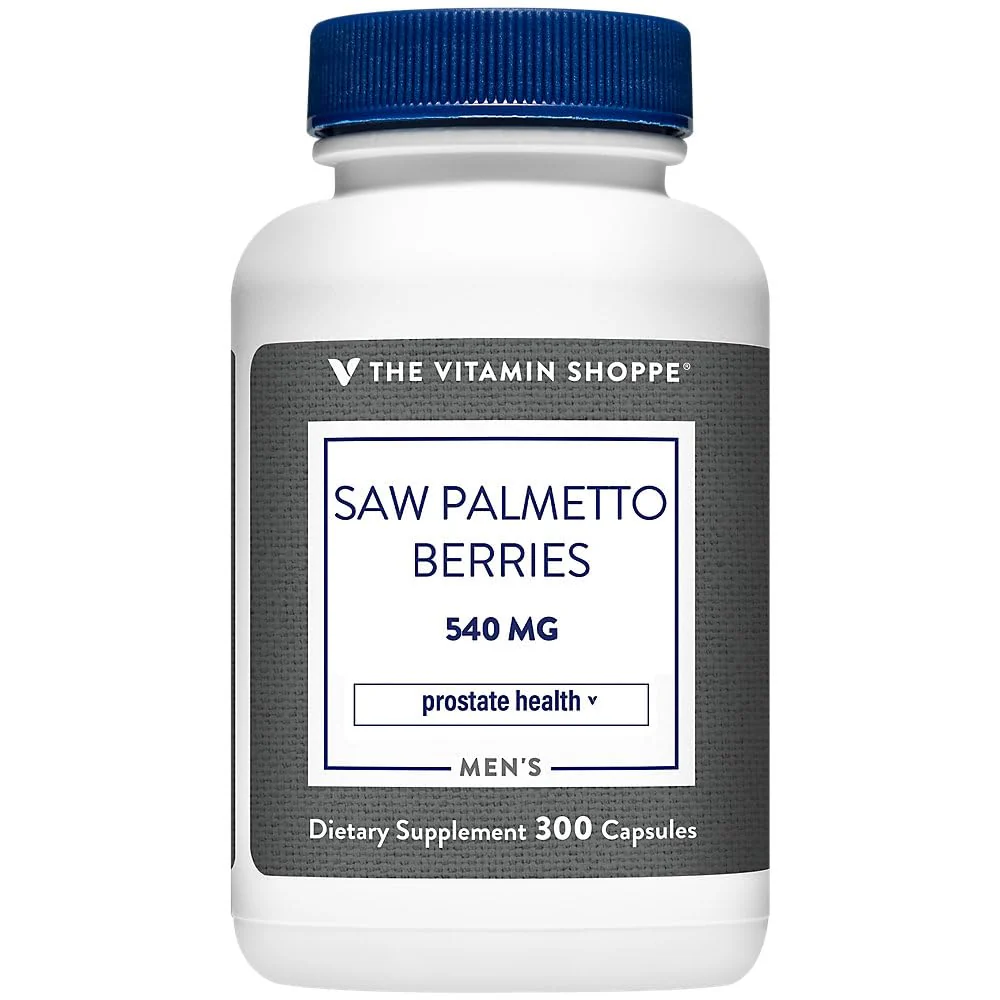 The Vitamin Shoppe Saw Palmetto Berries 540MG (300 Capsules) (300 Capsules)