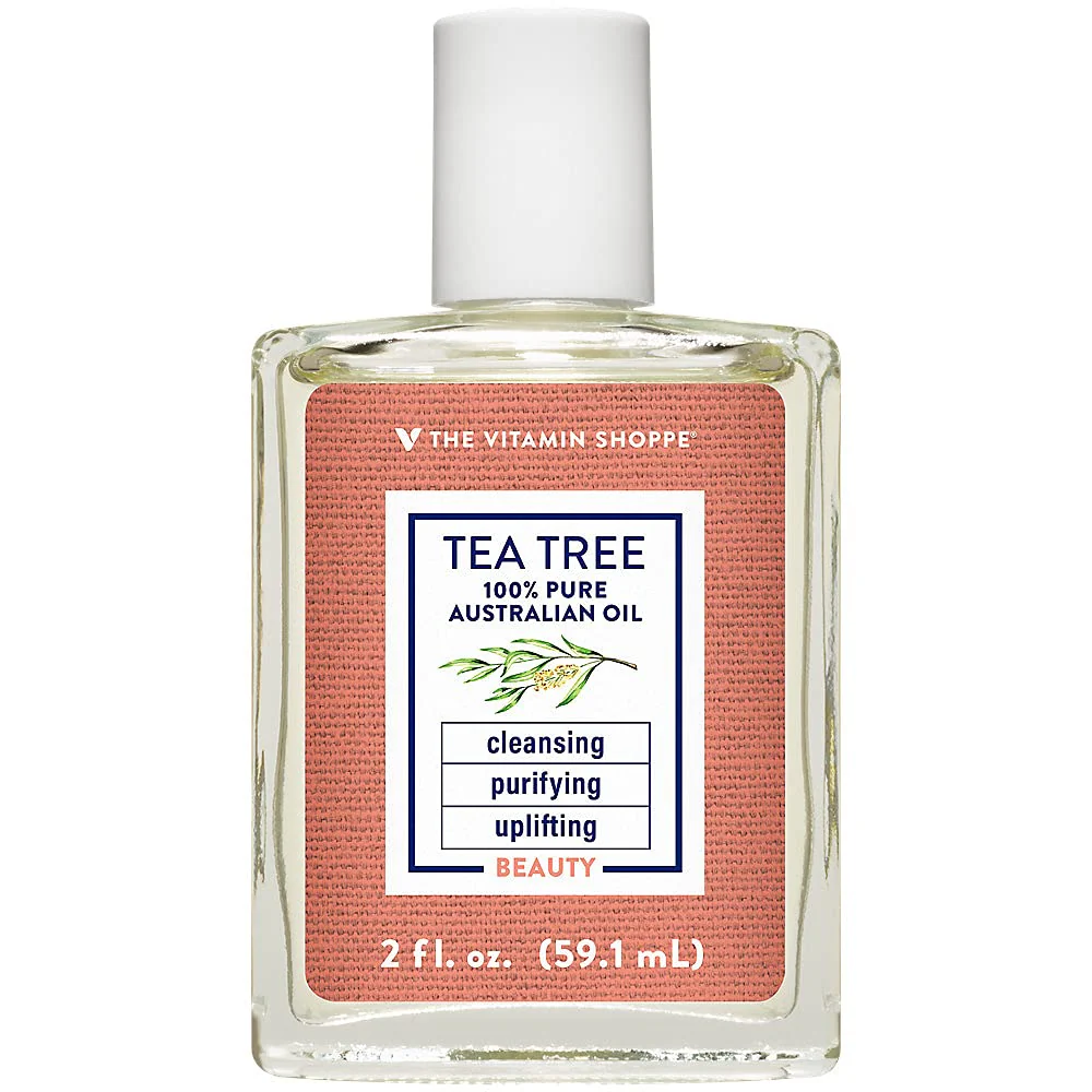 The Vitamin Shoppe Tea Tree Oil 100% Pure - Acne Treatment & Skin Cleansing | Australian Melaleuca Alternifolia | 2 oz | Undiluted - Image 2