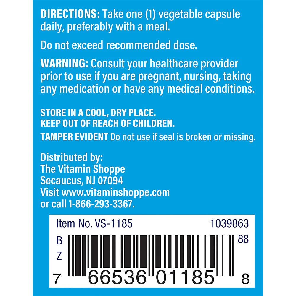 The Vitamin Shoppe Vitamin A & D Non-Oily - Immune & Vision Support | Antioxidant Formula | 100 Capsules | Once Daily - Image 4