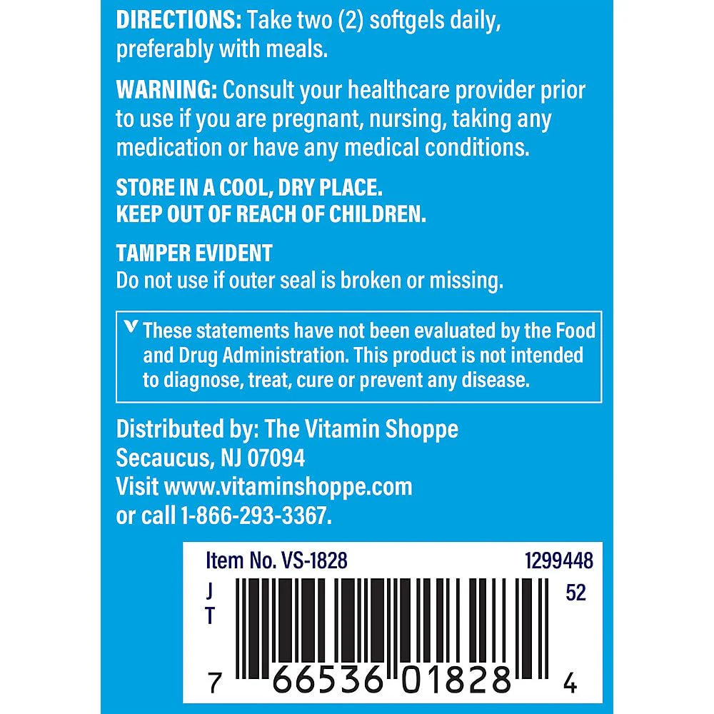 The Vitamin Shoppe Vitamin C 1,000MG - Immune Support, Antioxidant Protection & Collagen Formation, Daily Vitamin (100 Softgels) - Image 5