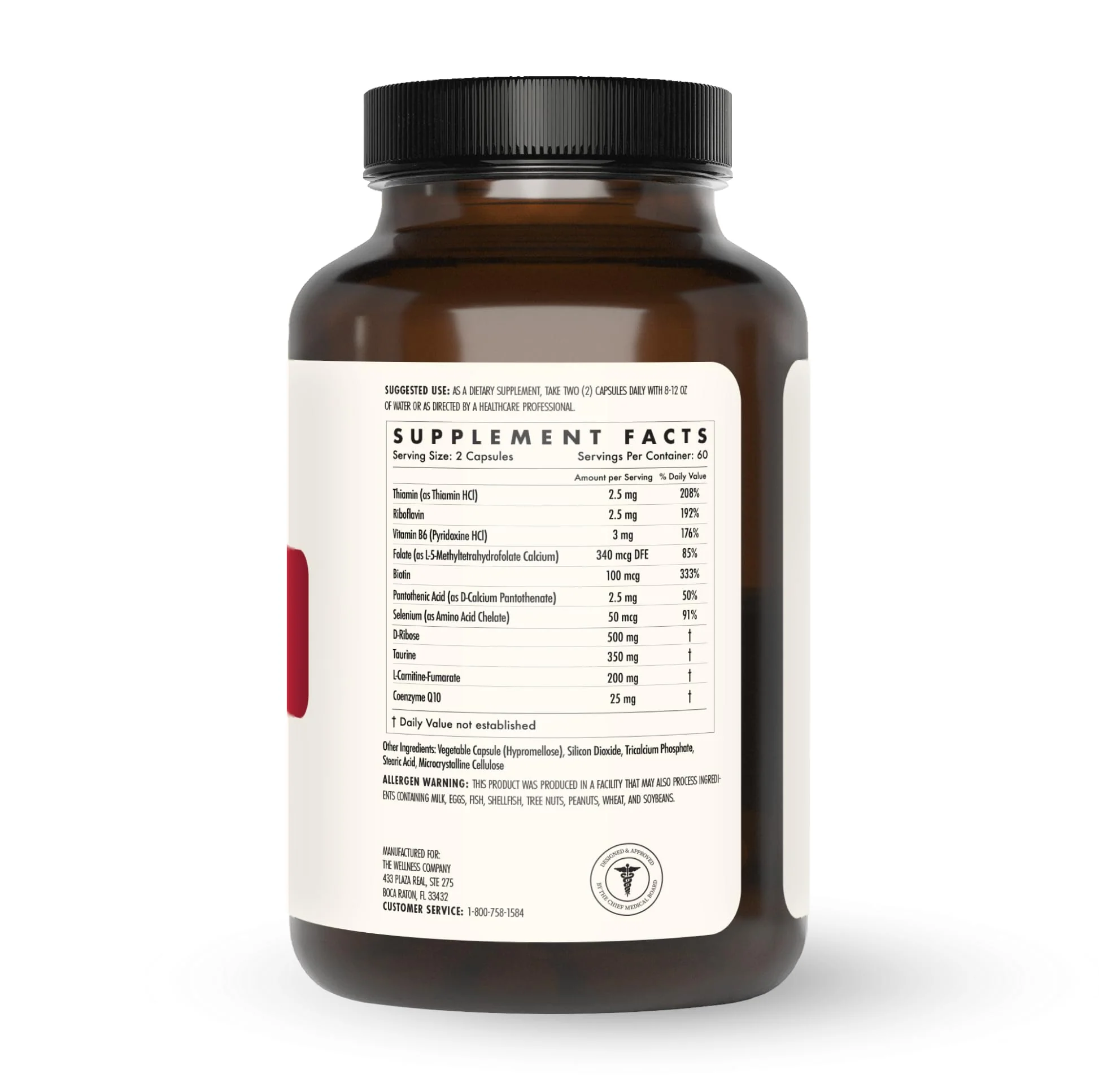 The Wellness Company Healthy Heart - Cardiovascular Strength, Blood Flow, Nitric Oxide Production & Healthy Cholesterol Levels | 120ct (2 Month Supply) - Image 5