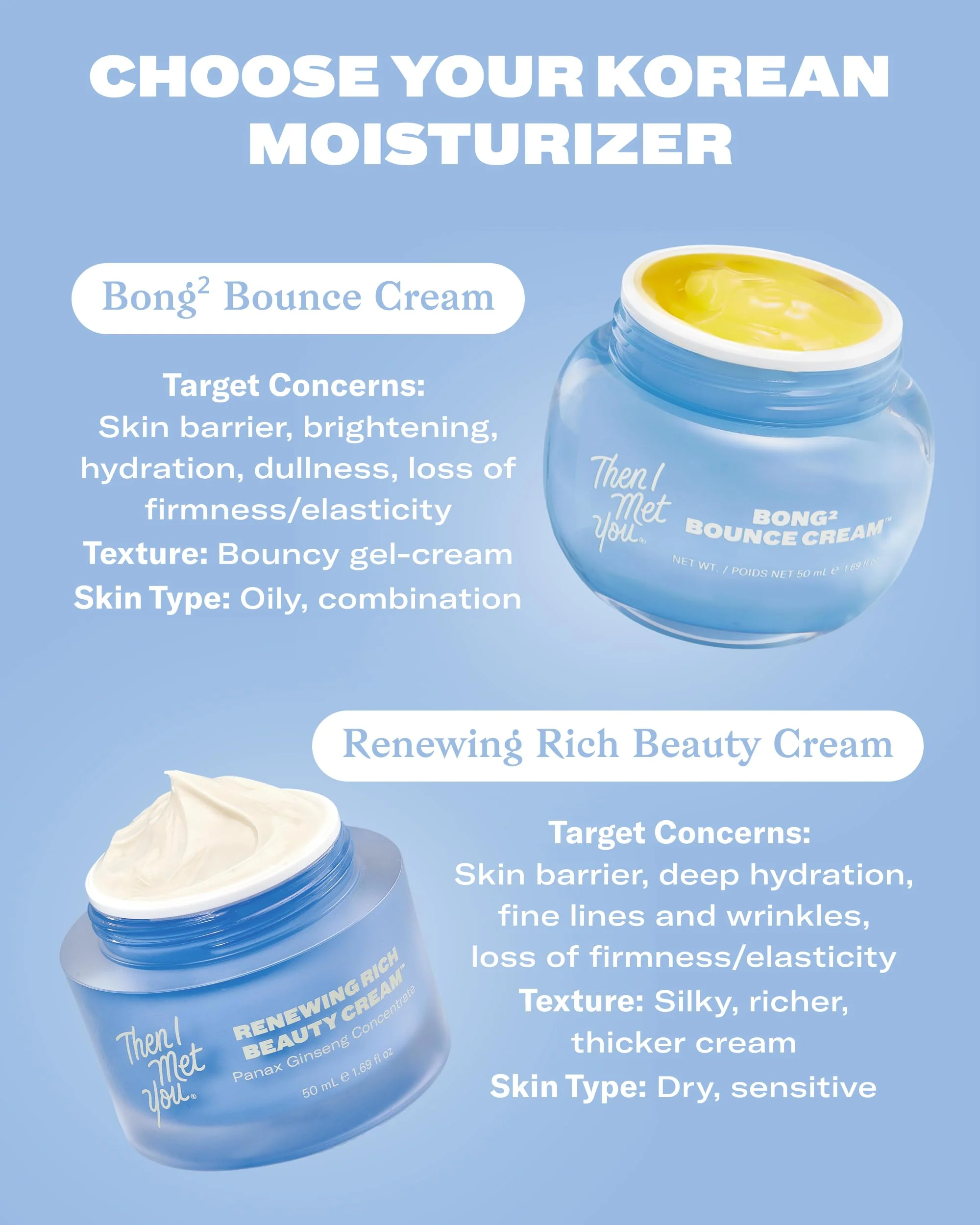 Then I Met You Bong² Bounce Cream, Allure Best of Beauty 2025, Lightweight Gel Cream Barrier Moisturizer with Omega-3 Fatty Acids, and Ceramides, Cruelty-Free, Hydration for Oily Skin, 1.69 fl oz - Image 6