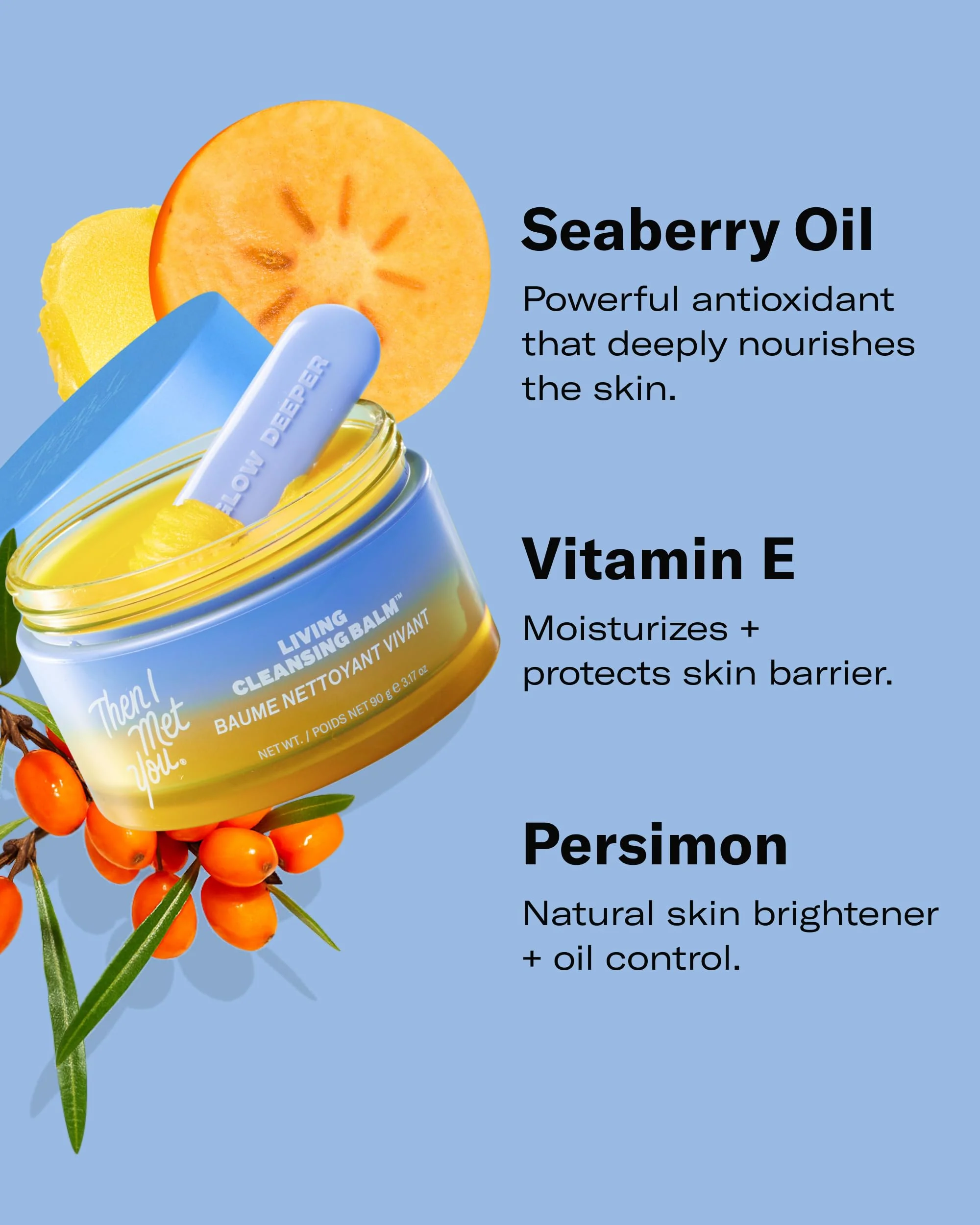 Then I Met You Living Cleansing Balm, Makeup Remover, Cleansing Oil, Face Cleanser, Melts Makeup & Sunscreen, Non-Stripping Zero Residue Oil Cleanser, First-Step Clean Vegan Korean Skincare - Image 5