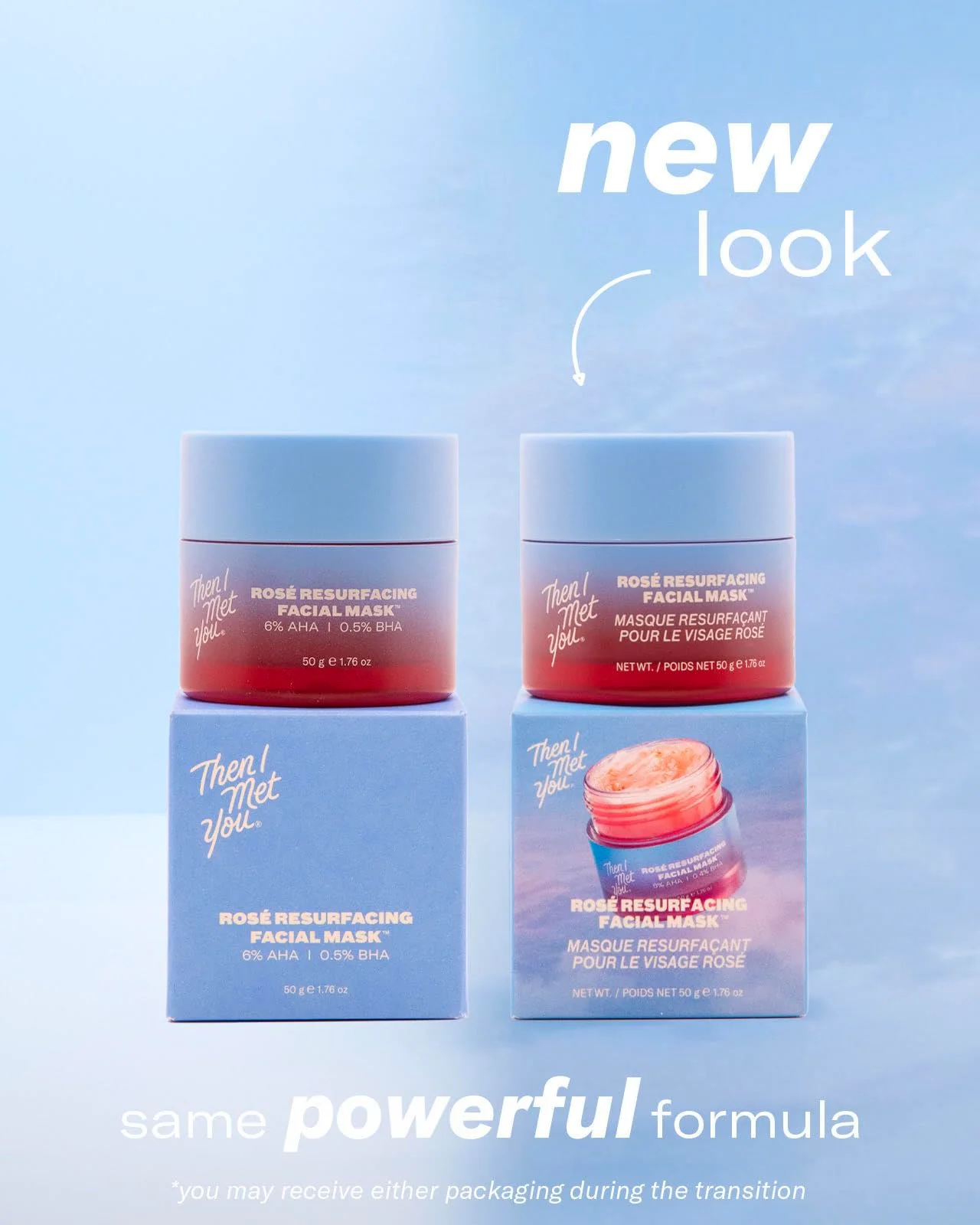 Then I Met You Rosé Resurfacing Facial Mask, Nourishing & Brightening Face Treatment with AHA, BHA & Resveratrol, Vegan & Clean Skincare, 1.76 oz - Image 8