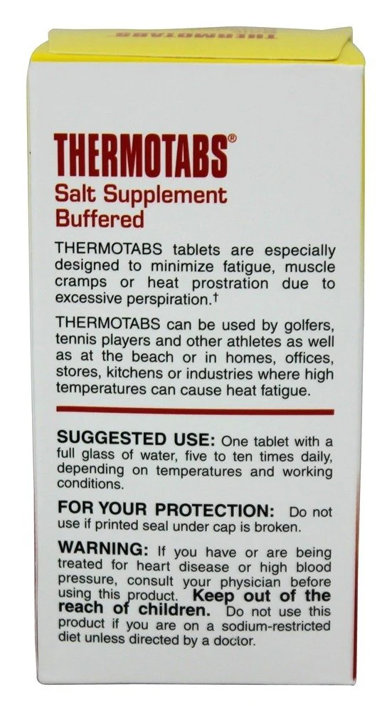 Thermotabs Salt Supplement, Buffered, 100 Tablets - Image 4