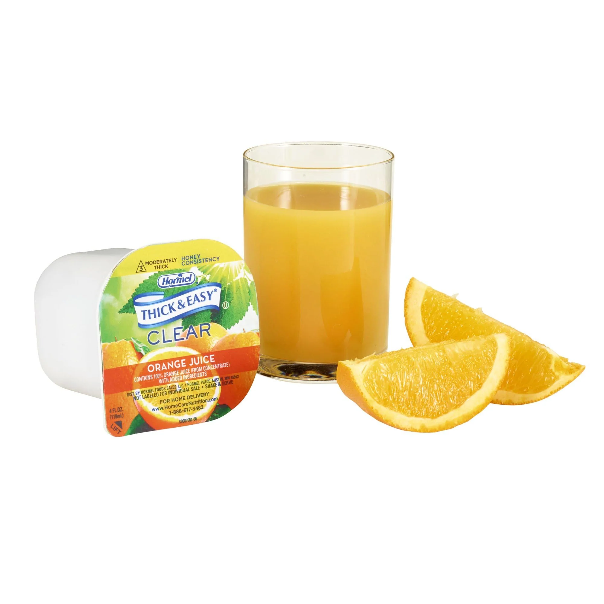 Thick & Easy Thickened Beverage Orange 4 oz. Cup 24 Ct - Image 4