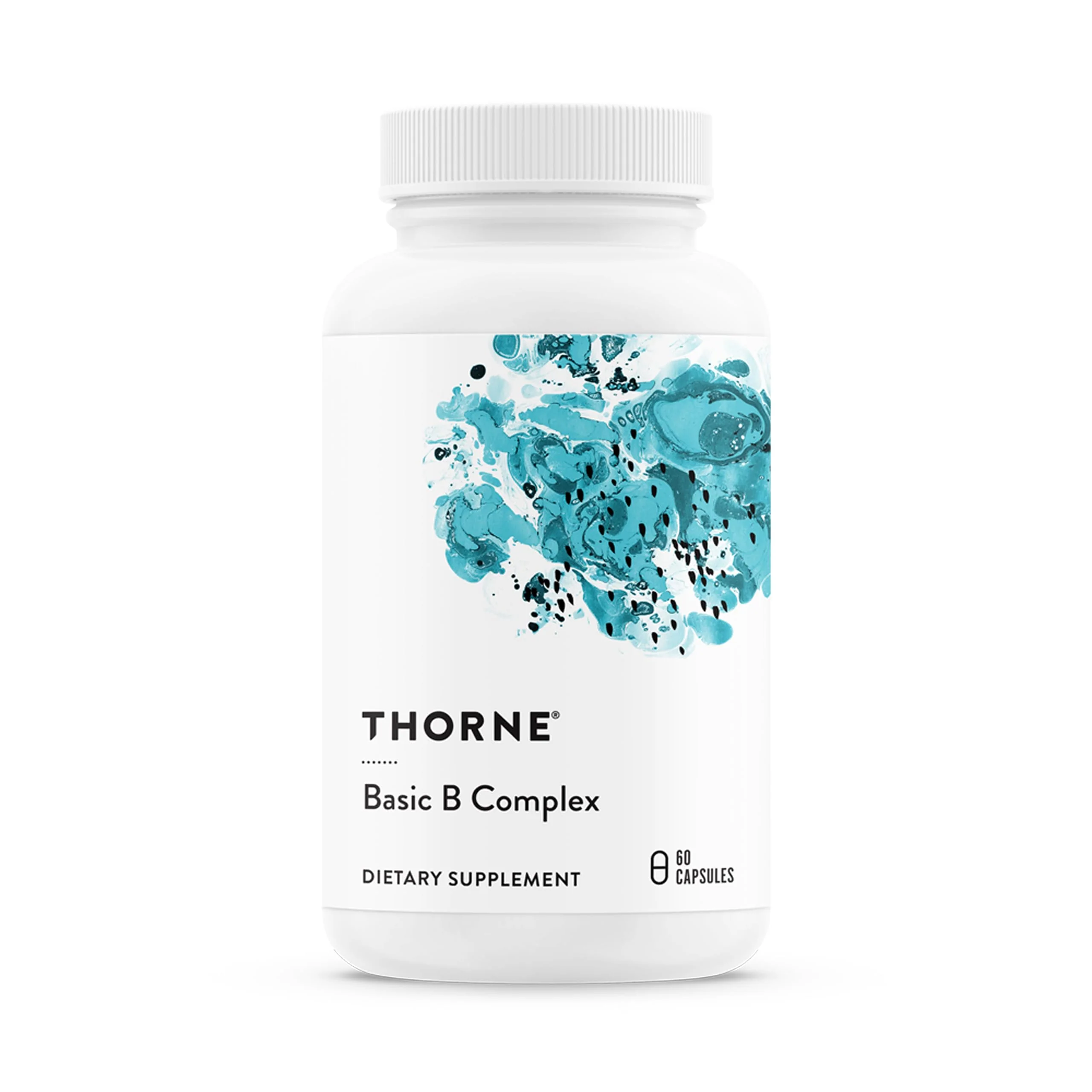 THORNE - Basic B-Complex - Tissue-Ready Vitamin B Complex Supplement with Choline - Supports Cellular Energy Production, Brain Health & Red Blood Cell Formation* - Gluten-Free - 60 Servings - Image 9